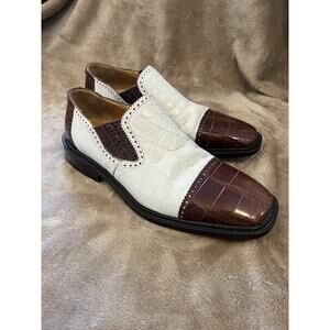 AVVENTURA Crocodile Leather Slip On Shoe Size 9.5